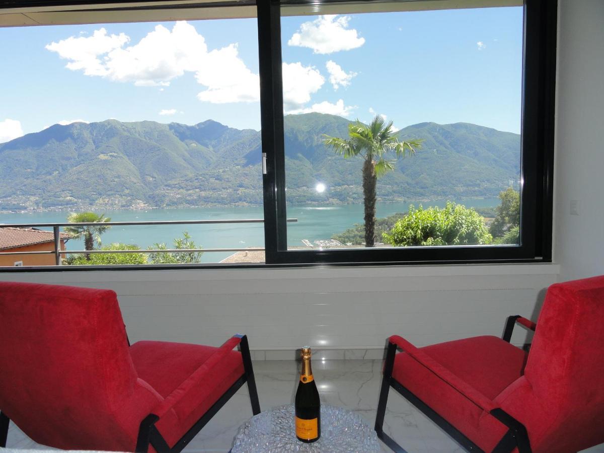 Appartamento Incantevole Con Vista Lago Strepitosa Orselina Exterior foto