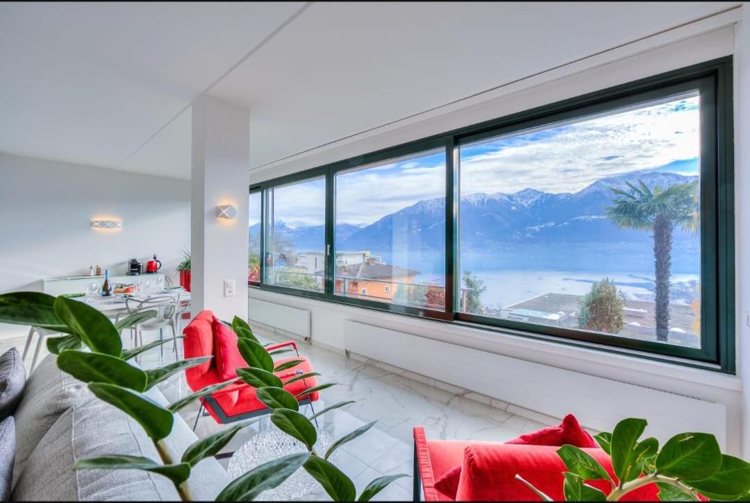 Appartamento Incantevole Con Vista Lago Strepitosa Orselina Exterior foto